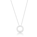 Collier rond orné de strass